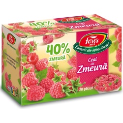 FARES Ceai cu Zmeura 40% 20x2g