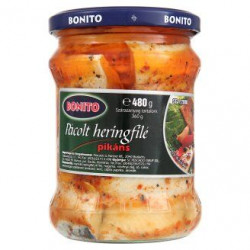 File de Hering Marinat Picant BONITO bo. 480g