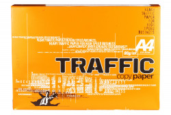 Hartie pentru Copiator / Imprimanta A4 80g/m2 TRAFFIC 5x500buc - Img 2