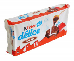 KINDER Delice Prajitura de Ciocolata cu Lapte 10x39g
