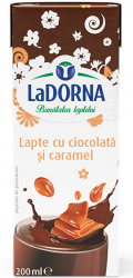 Lapte cu Ciocolata si Caramel LA DORNA 200ml