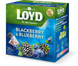 LOYD Ceai Infuzie de Mure si Afine Piramide 20x2g
