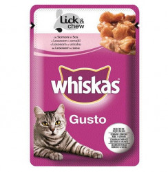 Mancare Umeda pentru Pisici WHISKAS Adult Plic cu Somon 85g