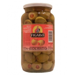 Masline Verzi cu Ardei FIGARO 920g