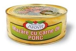 Mazare cu Carne de Porc AROVIT 300g