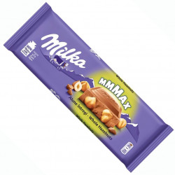 MILKA XXL Ciocolata cu Alune Intregi - Tableta Mare 270g - Img 2