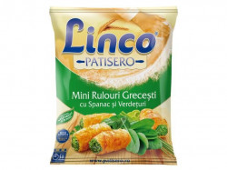 Mini Rulouri Grecesti cu Spanac si verdeturi Congelate LINCO 500g