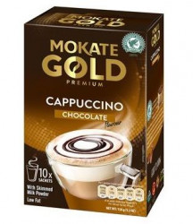 MOKATE Gold Cappuccino Ciocolata 10x14g