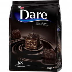 Napolitane cu Ciocolata Amaruie Dark Chocolate DARE 112g