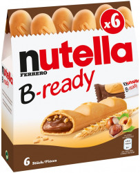 Napolitane cu Crema de Ciocolata NUTELLA B-Ready 6buc 132g