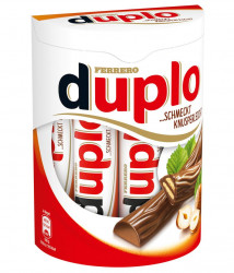 Napolitane Invelite in Ciocolata cu Crema de Alune FERRERO DUPLO 10x18.2g