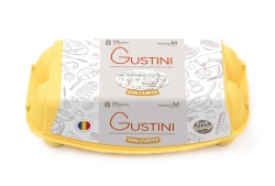 Oua de Gaina Cat. A Clasa M (crescute la sol) GUSTINI cas. cart. 8buc
