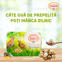 Oua de Prepelita TONELI Caserola 24buc - Img 6