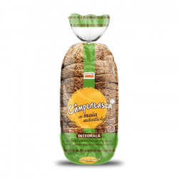 Paine Campeneasca Feliata Integrala cu Maia Autentica TREI BRUTARI 600g