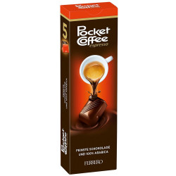 POCKET COFFEE Praline din Ciocolata Umplute cu Cafea Lichida 62.5g