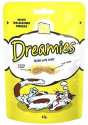Recompense Snack cu Branza pentru Pisici DREAMIES 60g