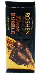 Ciocolata Aerata Neagra ROSHEN Dark Bubble 85g