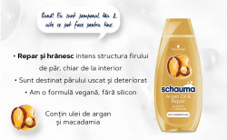 Sampon SCHAUMA cu Ulei de Argan si Macadamia 400ml