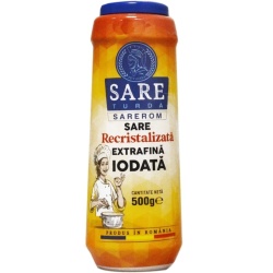 Sare de Masa Naturala, Iodata SAREROM Turda 500g