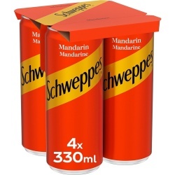 SCHWEPPES Mandarin doza 4x330ml