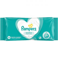 Servetele Umede Igienice pentru Copii PAMPERS Sensitive 52buc - Img 1