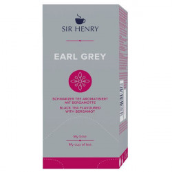 SIR HENRY Ceai Negru Premium Plic Infuzie Earl Grey - Ambalat Individual 25x1.75g