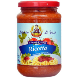 Sos pentru Paste cu Rosii, Ricotta si Busuioc ANTONIO DI VAIO 350g - Img 1