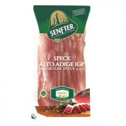 Speck Afumat Feliat Alto Adige P.G.I - Südtiroler Speck g.g.A. - SENFTER 80g (Indicație Geografică Protejată))