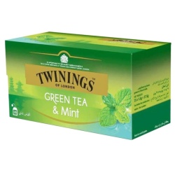 TWININGS Ceai Verde cu Aroma de Menta 25x1.5g