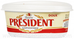 Unt Nesarat 82% PRESIDENT Beurre Tendre Doux cas. 250g - Img 3