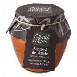 Zacusca de Vinete fara E-uri si Conservanti CAPRICII SI DELICII bo. 550g