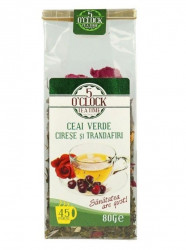 5 O'CLOCK Ceai Verde cu Cirese si Trandafiri 80g