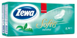 Batiste Igienice ZEWA Softis Mentolate 4str. 10x10buc - Img 2