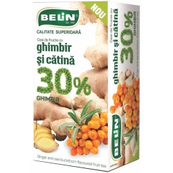 BELIN Ceai de Fructe cu Ghimbir si Catina 30% 20x2g
