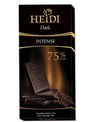 Ciocolata Amaruie HEIDI Dark Intens 75% Cacao 80g - Img 1