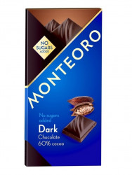 Ciocolata Dietetica 60% Amaruie Dark MONTEORO 90g