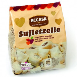 Cornulete cu Gem din Amestec de Fructe Sufletzelle ACCASA 400g