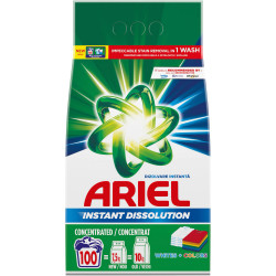 Detergent Automat Pudra pentru Rufe Albe si Colorate ARIEL 7.5Kg (100 Spalari)