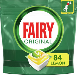 Detergent Capsule pt. Masina de Spalat Vase FAIRY Lemon Original All-in-One 84buc