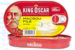 File de Macrou in Ulei KING OSCAR 160g / 102g net - Img 1