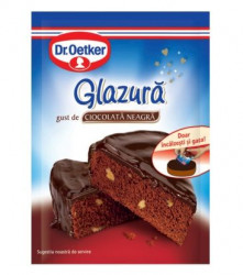 Glazura cu Gust de Ciocolata Neagra DR.OETKER 100g