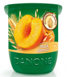 Iaurt cu Fructe DANONE Activia Musli si Piersici 125g