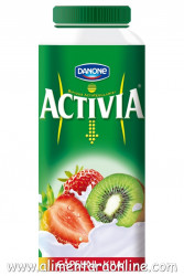 Iaurt de Baut cu Fructe DANONE Activia Capsuni & Kiwi 320g - Img 2