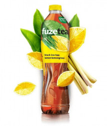 Ice Tea Black FUZETEA Ceai cu Aroma de Lamaie si Citronela 1.5L