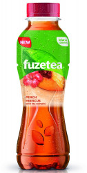 Ice Tea Black FUZETEA Ceai cu Aroma de Piersica & Hibiscus 12x500ml