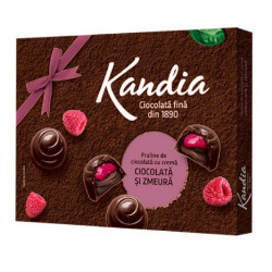 KANDIA Praline de Ciocolata cu Zmeura 104g