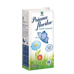 Lapte 1.5% UHT POIANA FLORILOR 1L