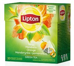 LIPTON Ceai Verde, Mandarine & Portocale Piramide 20x2.1g - Img 2