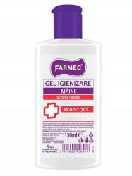 Lotiune Igienizanta pentru Maini FARMEC Alcool 70% 150ml