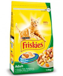 Mancare Uscata pentru Pisici FRISKIES Adult cu Pui 1.5kg